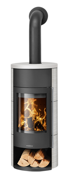 kamīnkrāsnis oranier polar neo w+ balta keramikas apdare