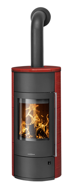 kamīnkrāsnis oranier polar neo w+ sarkana keramikas apdare