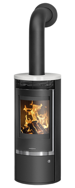 kamīnkrāsnis oranier rota top 2.0 balta keramikas virsma