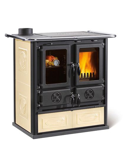 malkas plītis la nordica rosetta sinistra bii ar krēma krāsas keramikas apdari