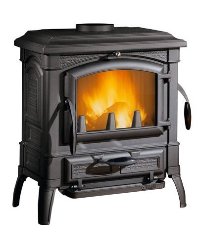 kamīnkrāsnis la nordica isetta evo 4.0 melnā krāsā