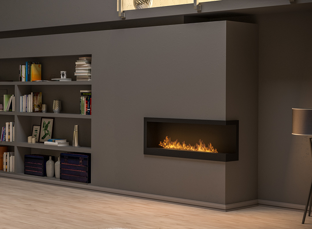 biokamīns simple fire corner 1200 r 2