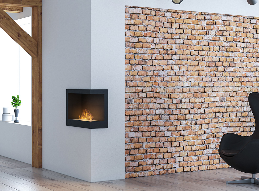 biokamīns simple fire corner 600 r 2