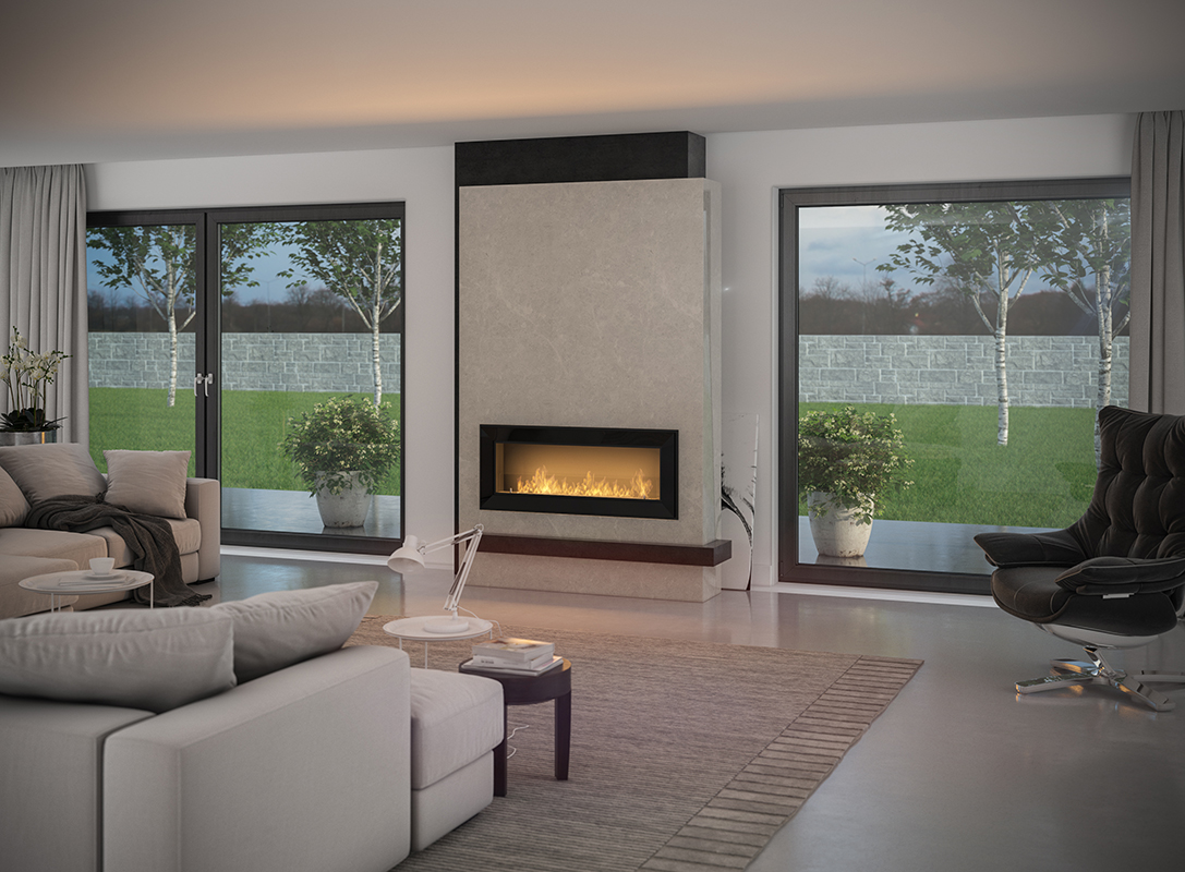 biokamīns simple fire frame 1200 2