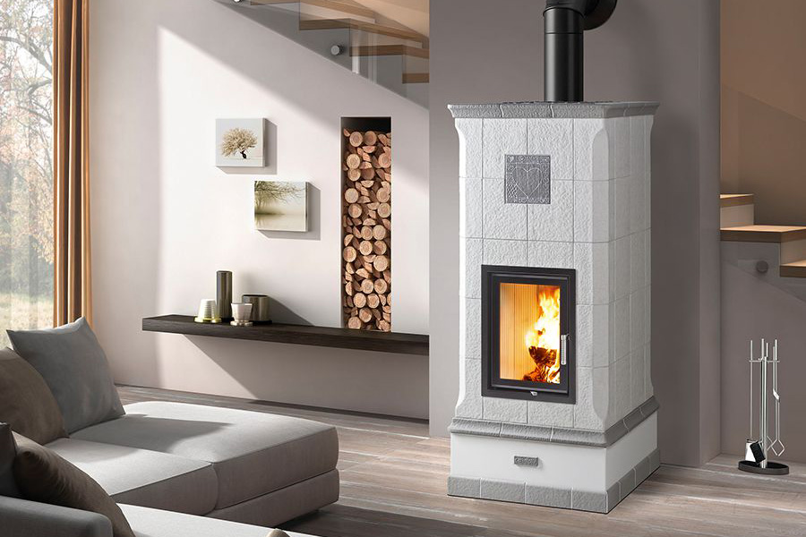 keramikas podiņu kamīnkrāsnis cerampiu