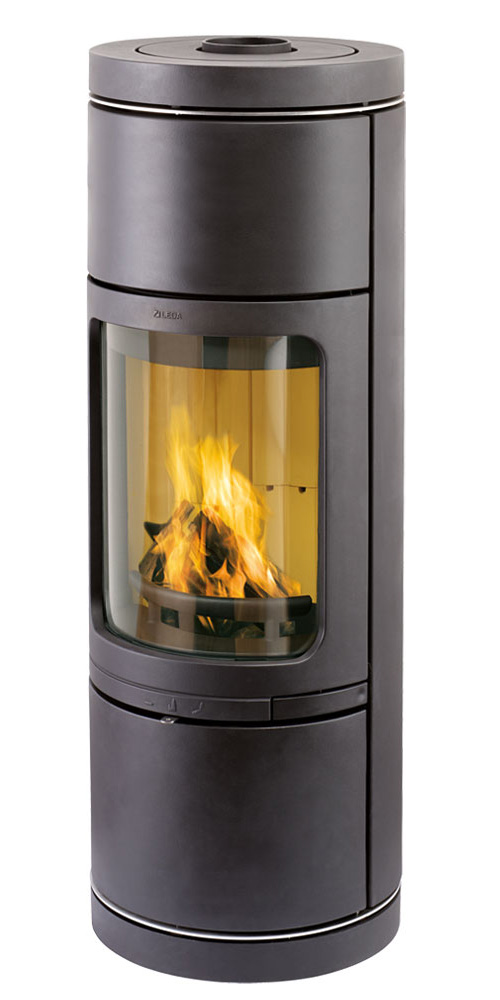 kamīnkrāsns leda novia plus melna