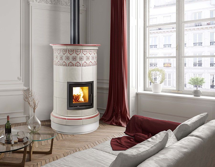 keramikas kamīnkrāsns la stubetta rondo 6