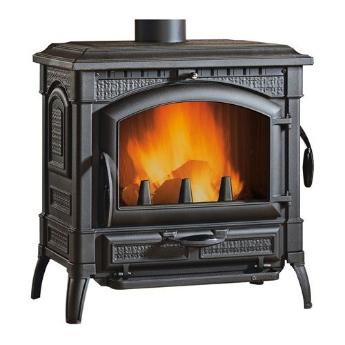 kamīnkrāsnis la nordica isotta evo melnā krāsā