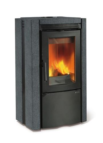 kamīnkrāsnis la nordica ester bii ar masīvu akmens apdari