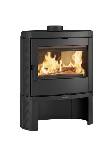 kamīnkrāsnis la nordica jennifer melnā krāsā